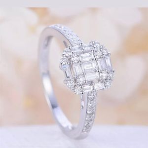 NWT Luxury White Sapphire Ring